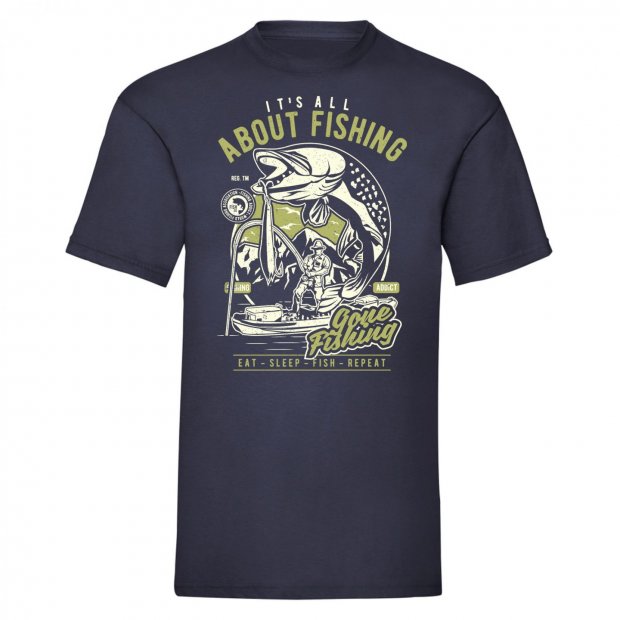 "All About Fishing" horgász póló