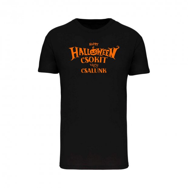"Happy Halloween- Csokit vagy Csalunk" gyerek póló