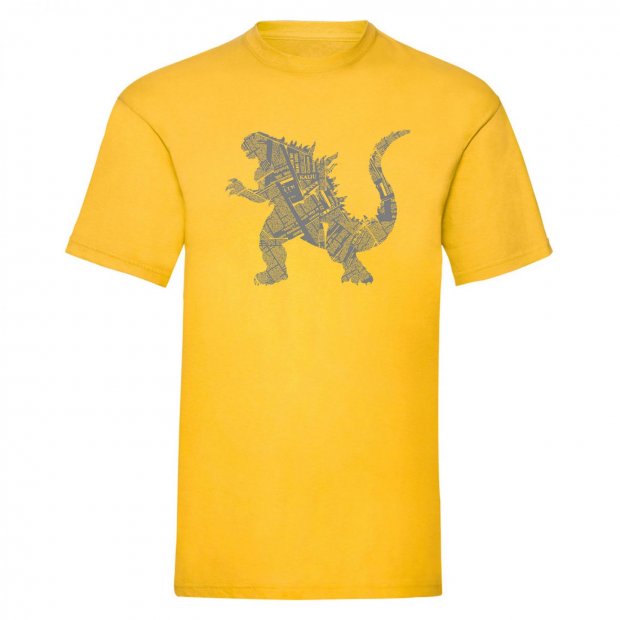 " Kaiju " Godzilla mintás póló