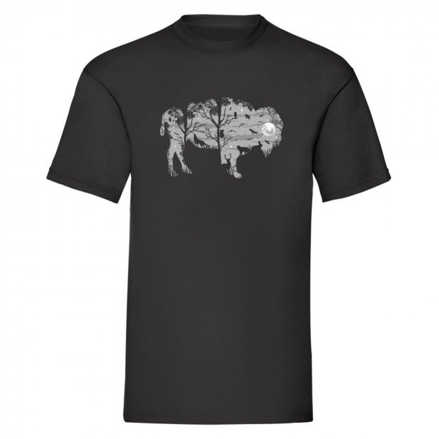 "Wild Bison" Vad bölény mintás póló